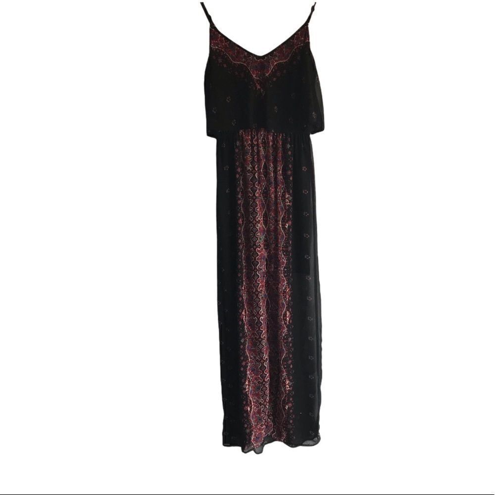 Express Black Boho Maxi Dress